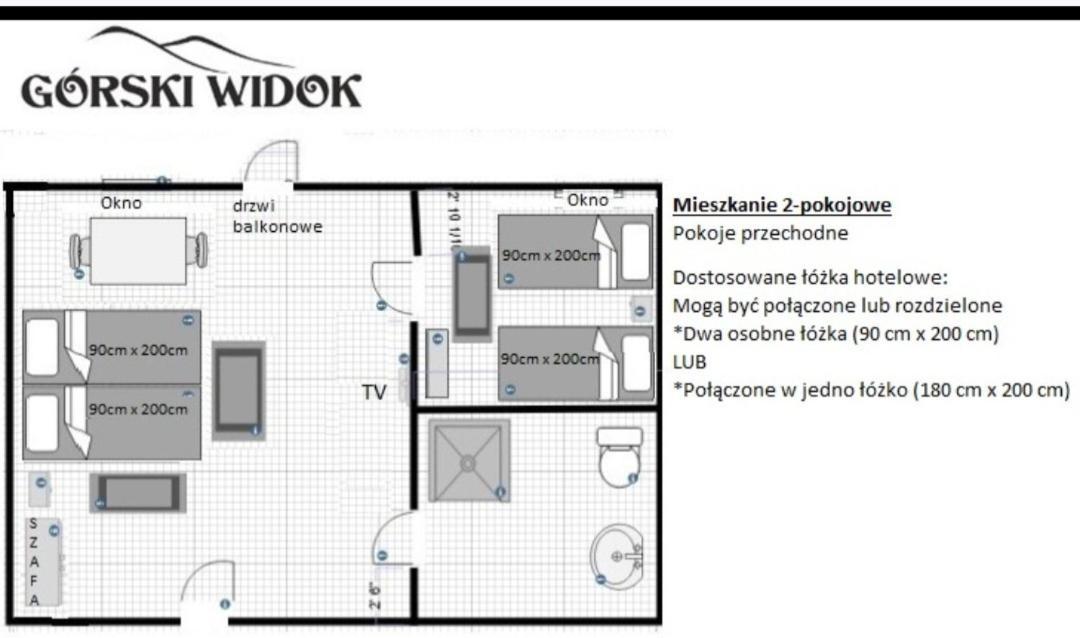 Apartamenty i Pokoje Gorski Widok-Sala Kominkowa Karpacz Pokój zdjęcie